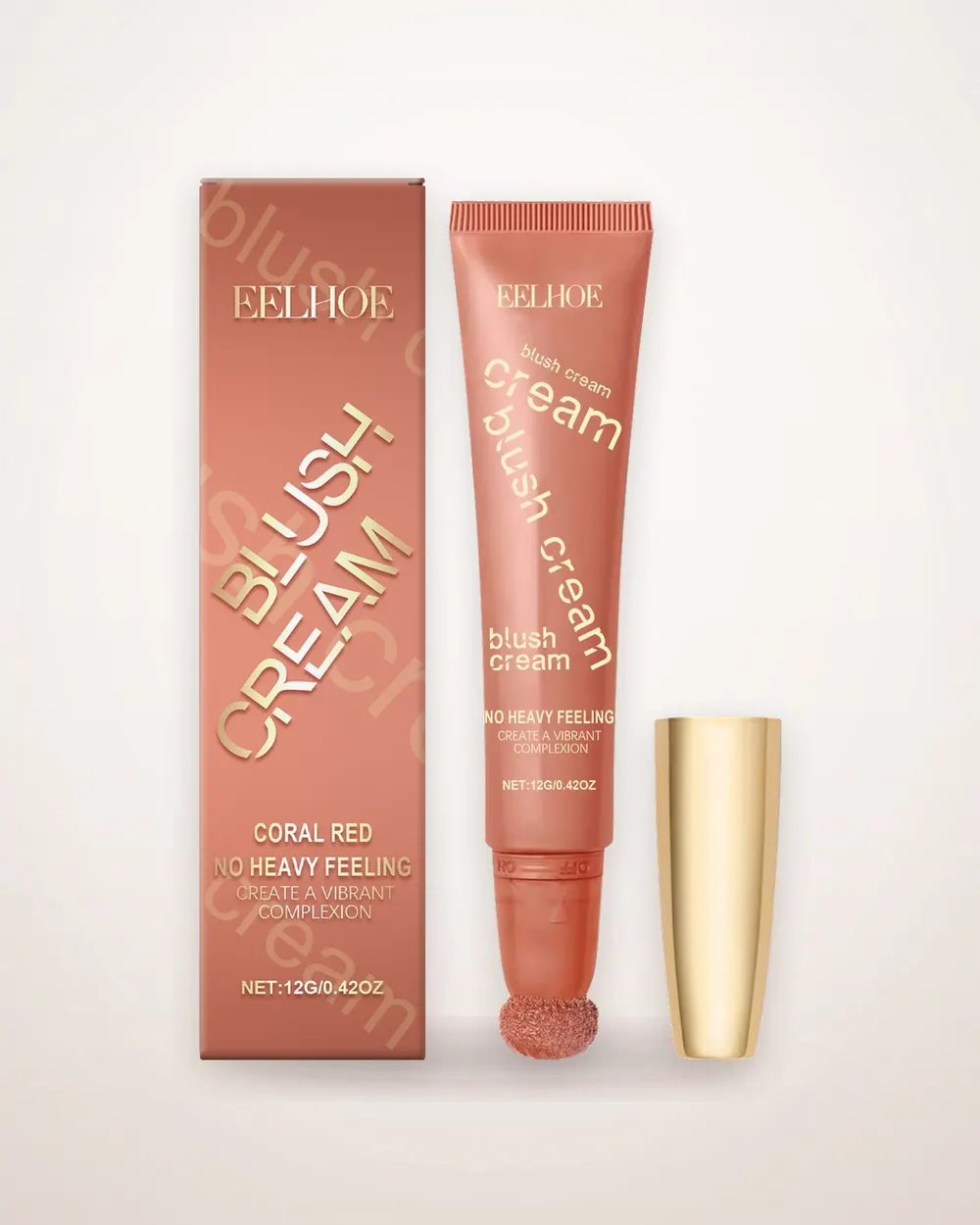 Frosted Coral Cream Blush