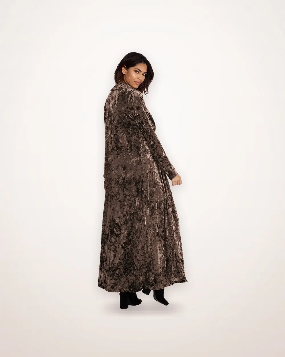Longline Velvet Stitch Jacket