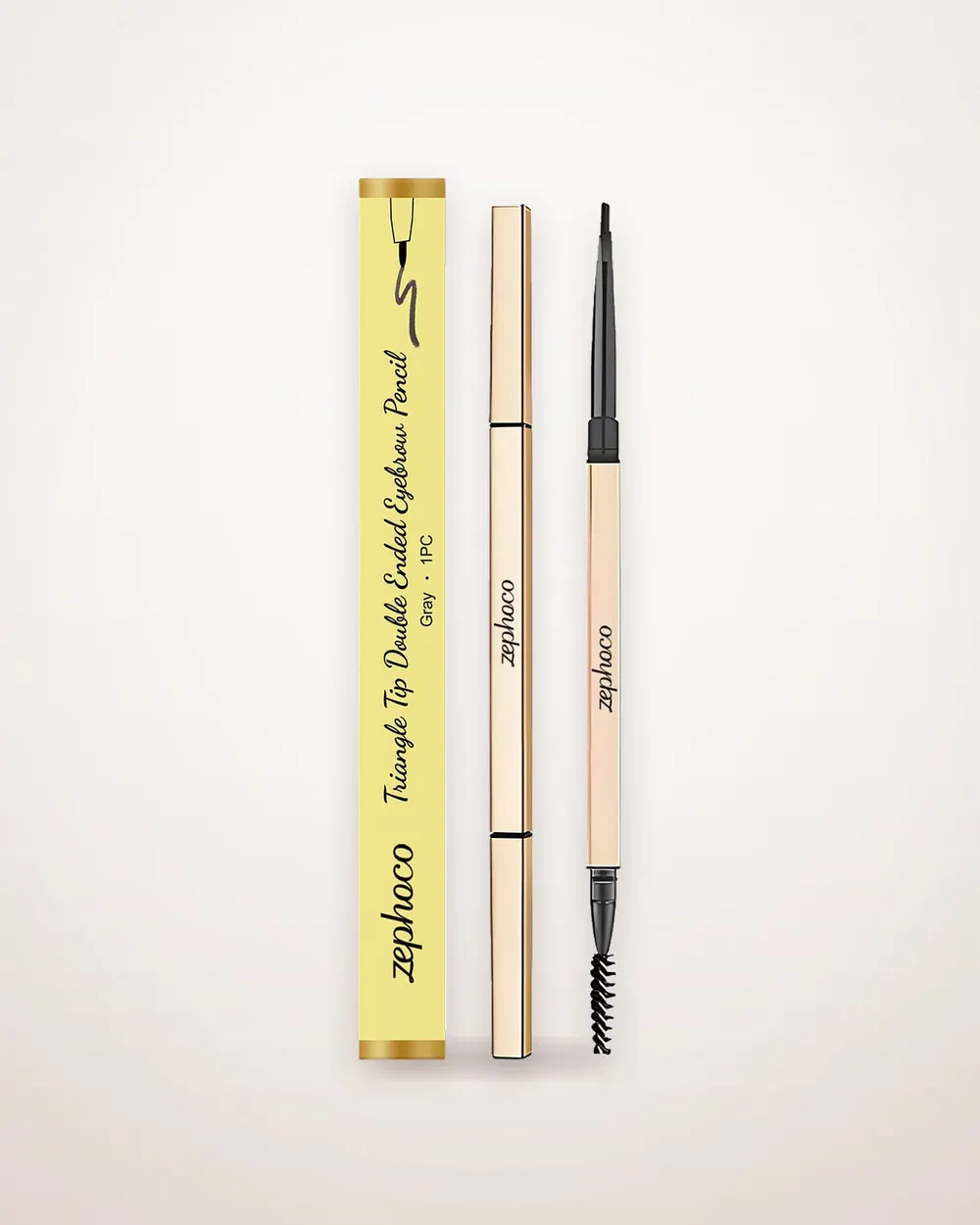 Grey Two-in-One Rotating Brow Pencil