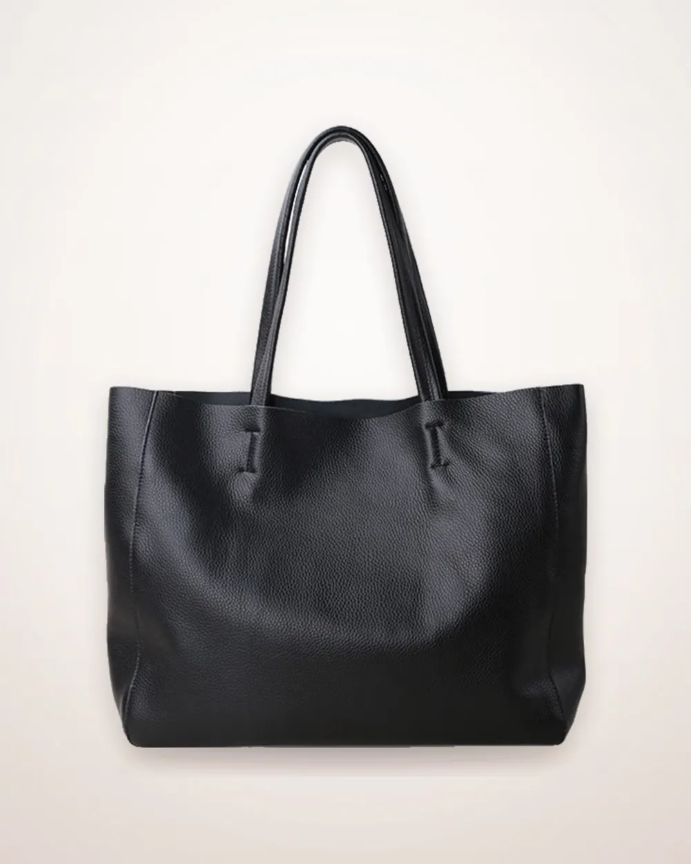 Large First-Layer Cowhide Tote Bag