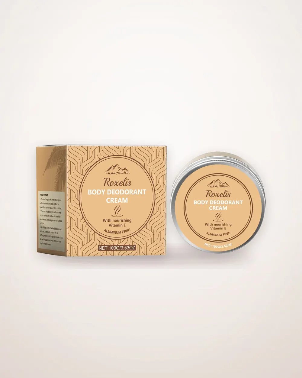 Coconut Oil Deodorizing Body Cream
