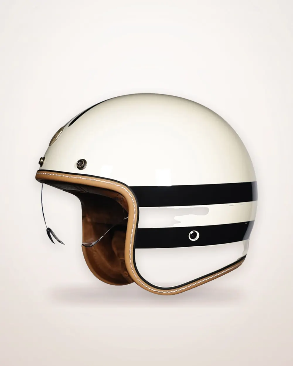 Retro Open-Face Motorcycle Helmet