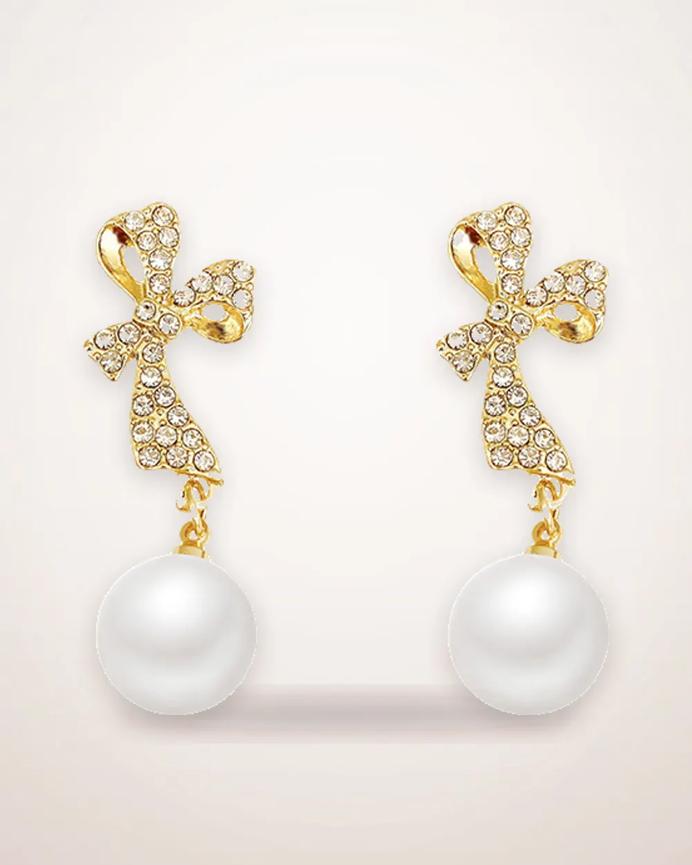 Rhinestone Butterfly Earrings