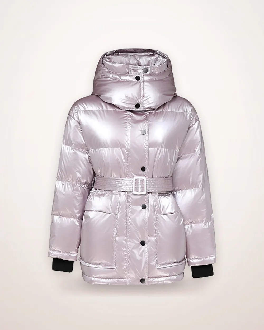 Mid-Length Hooded Down Parka