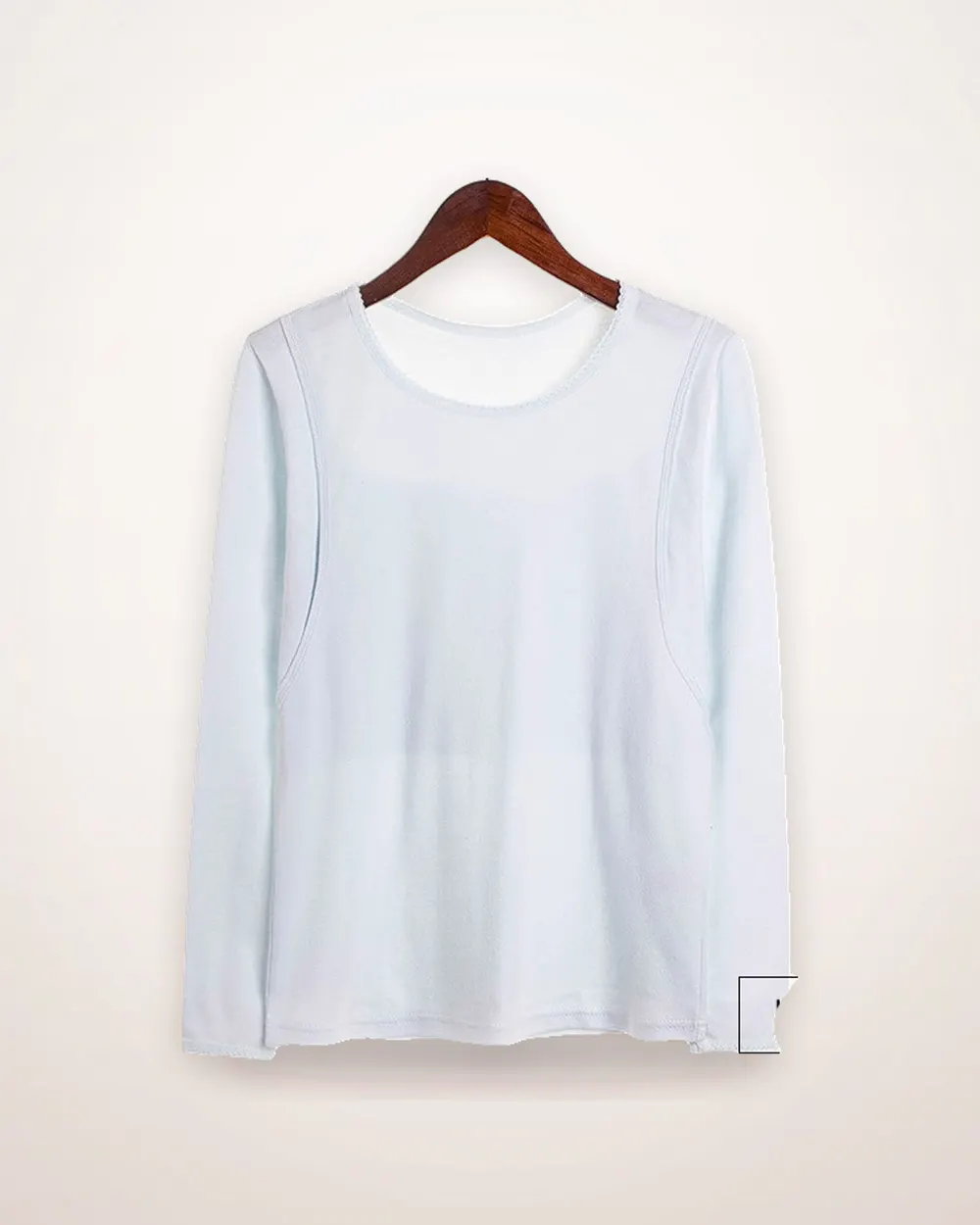 Cotton Long-Sleeve Maternity Top