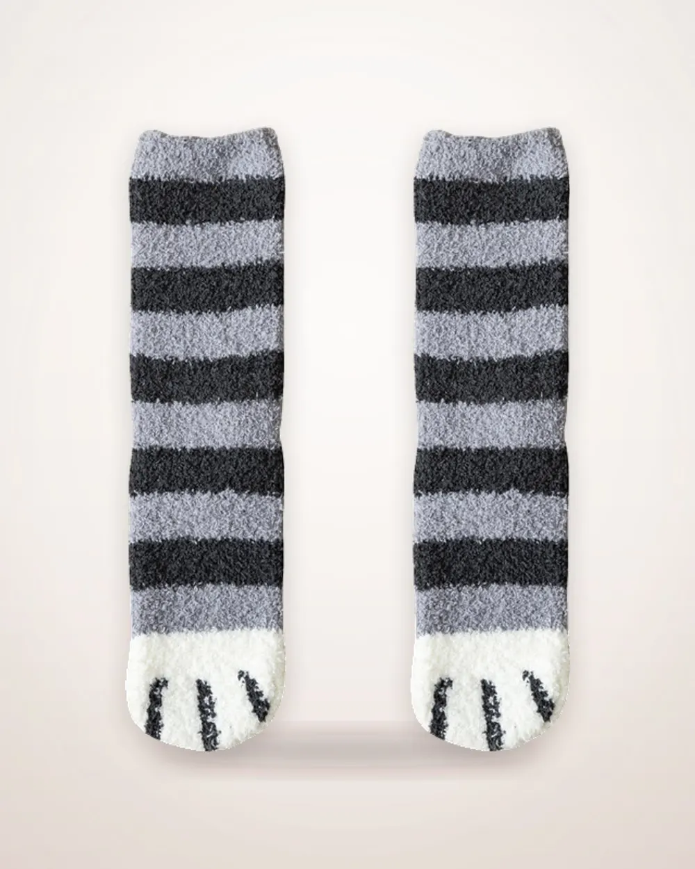 Cat Paw Coral Fleece Socks