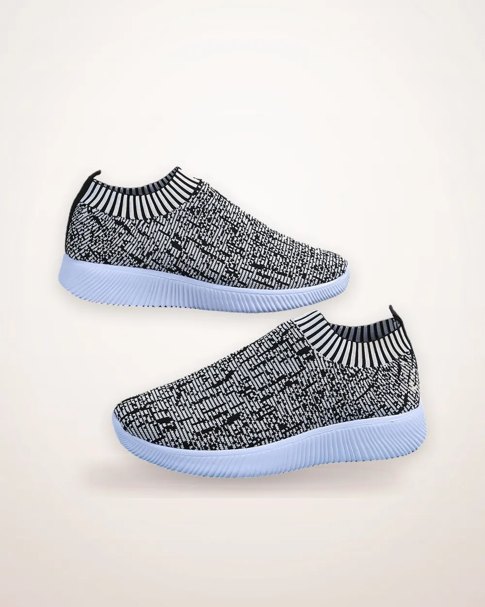 Striped Knit Sock Sneakers