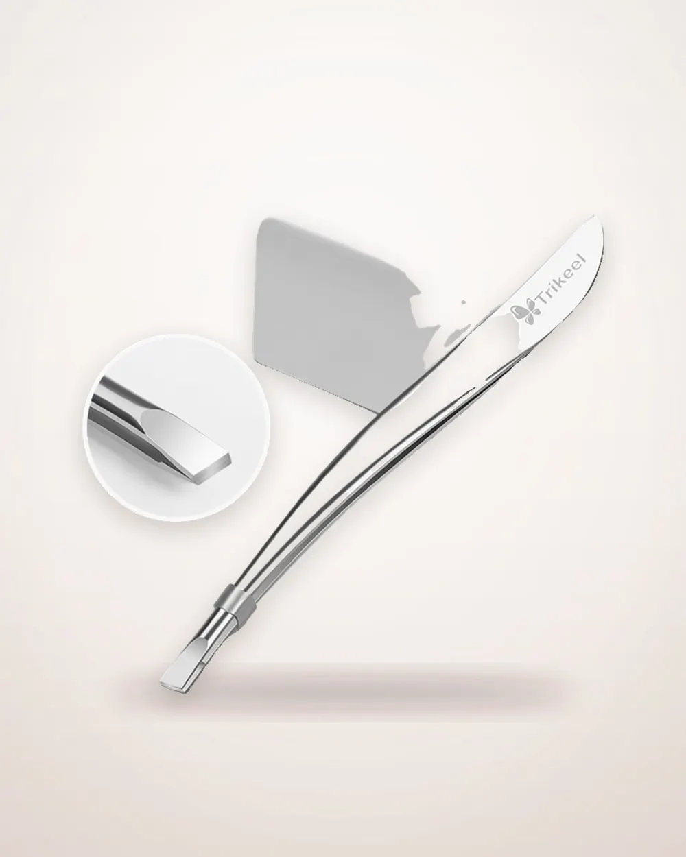 Willow Leaf Stainless Steel Eyebrow Tweezers