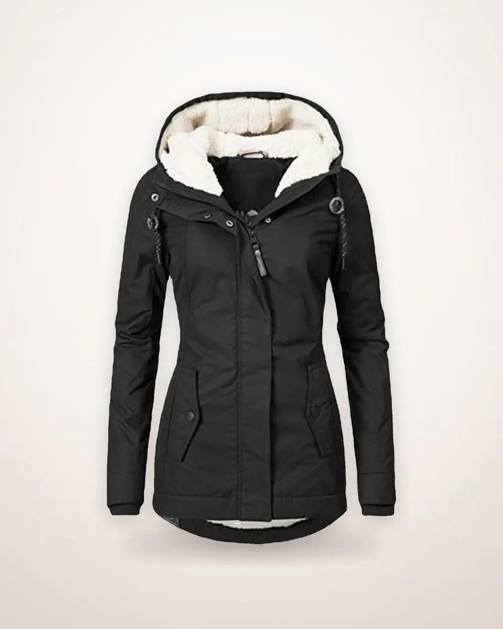 Green Zip Front Cardigan