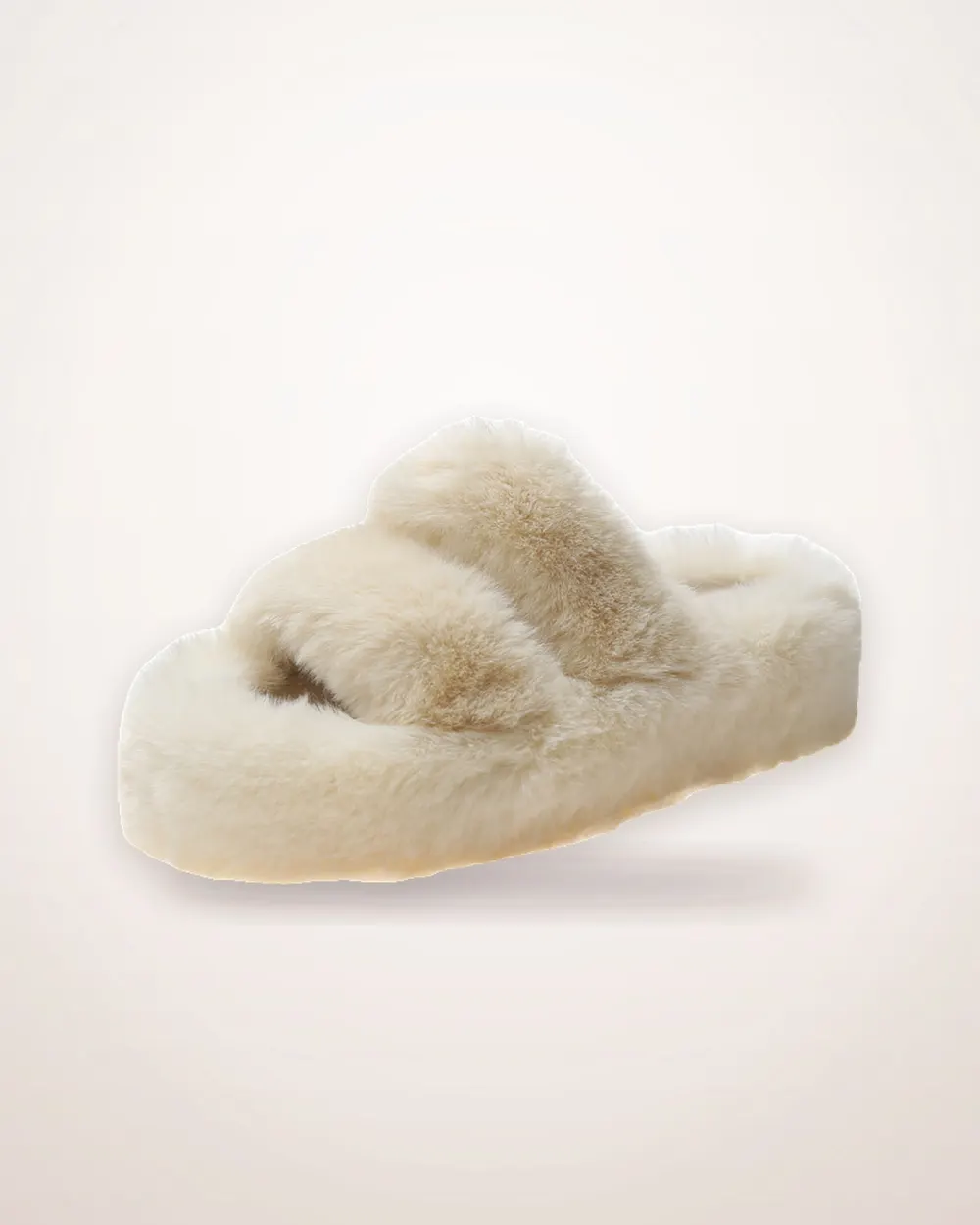 Faux Fur Slip-On House Slippers