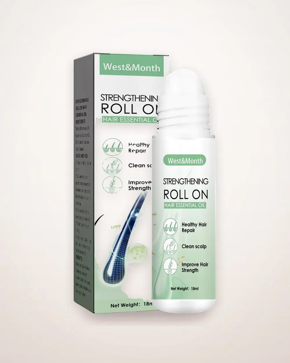 Rosemary Scalp and Beard Roll-On Oil