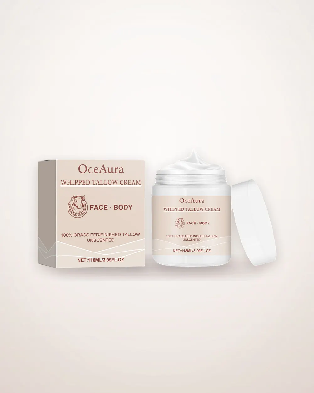 Lightweight Tallow Face Moisturizer