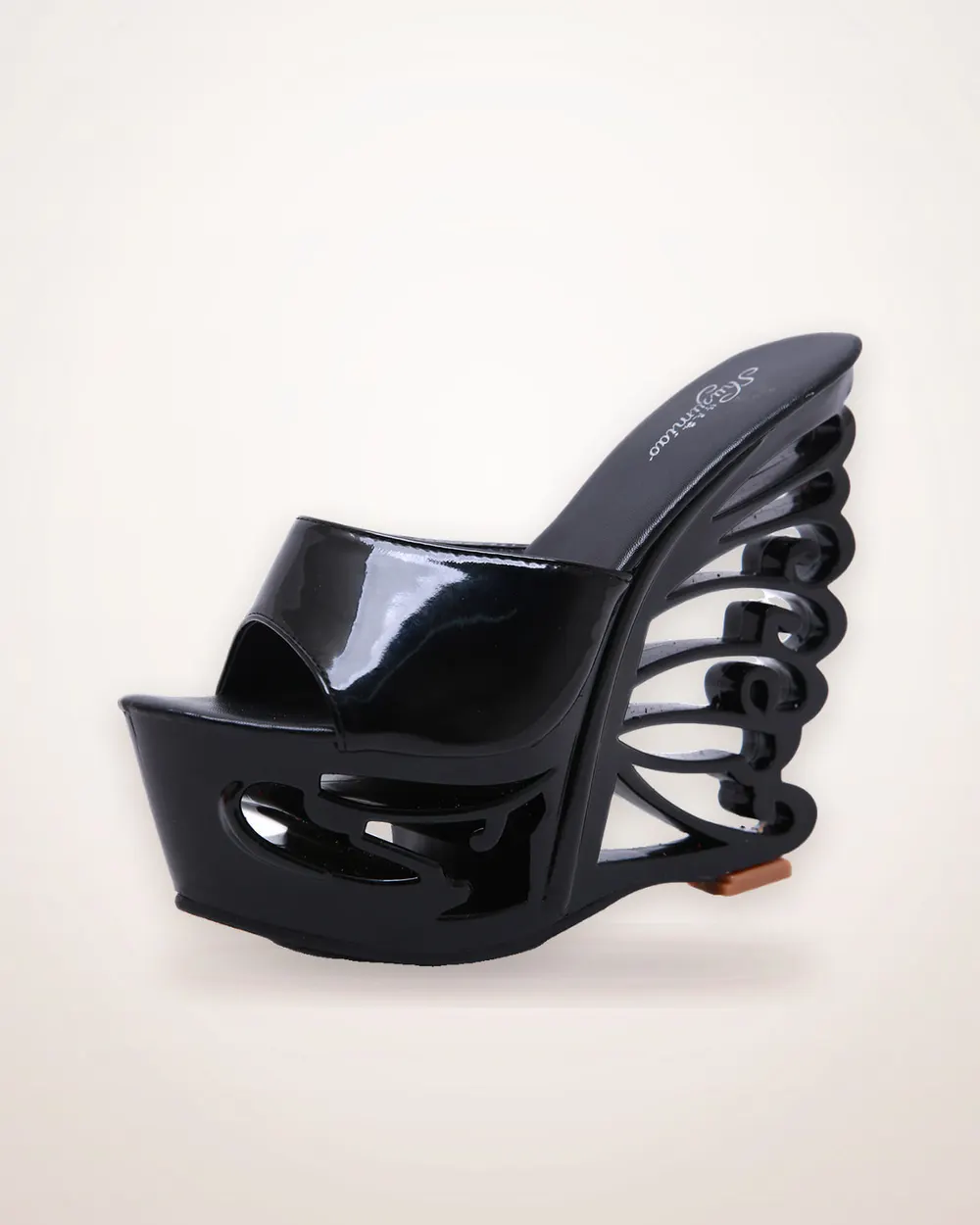 Profiled Heel Super High Pump