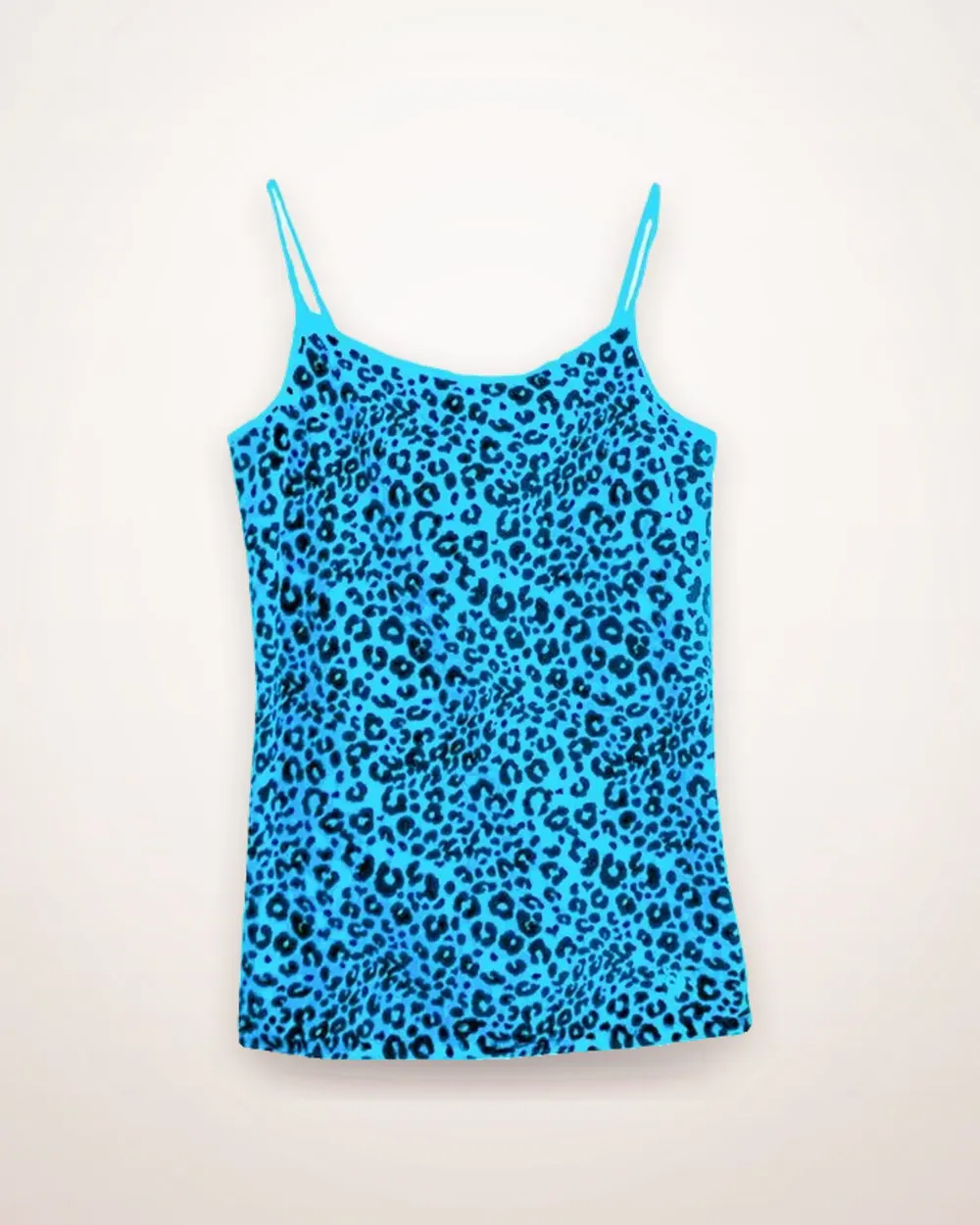 Leopard Print Slim Strap Cami