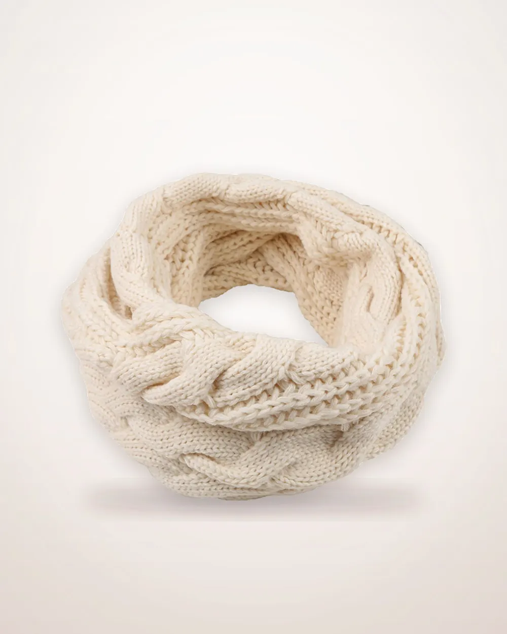 Jacquard Faux Fur Ring Scarf