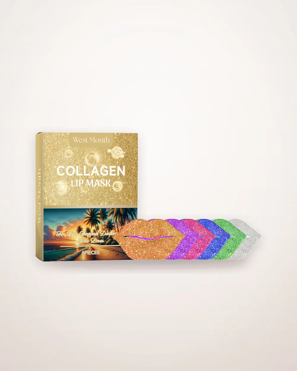 Colloidal Gold Collagen Lip Mask Set
