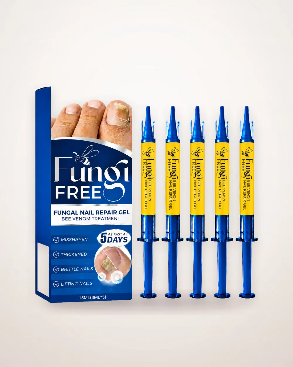 Nail Surface Care Gel, 5-Piece Set