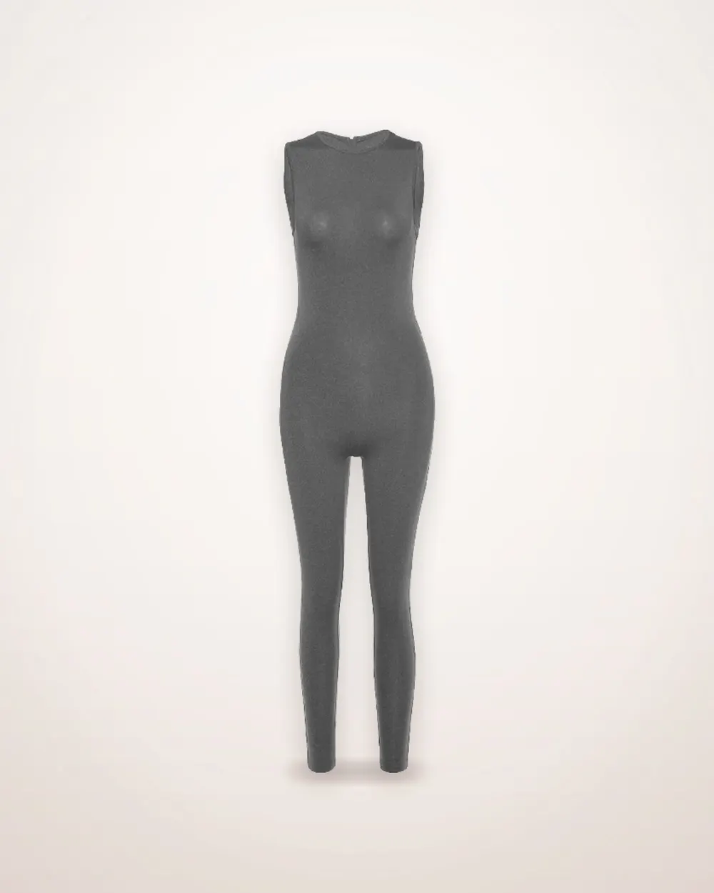 Sleeveless High-Waist Sports Jumpsuit