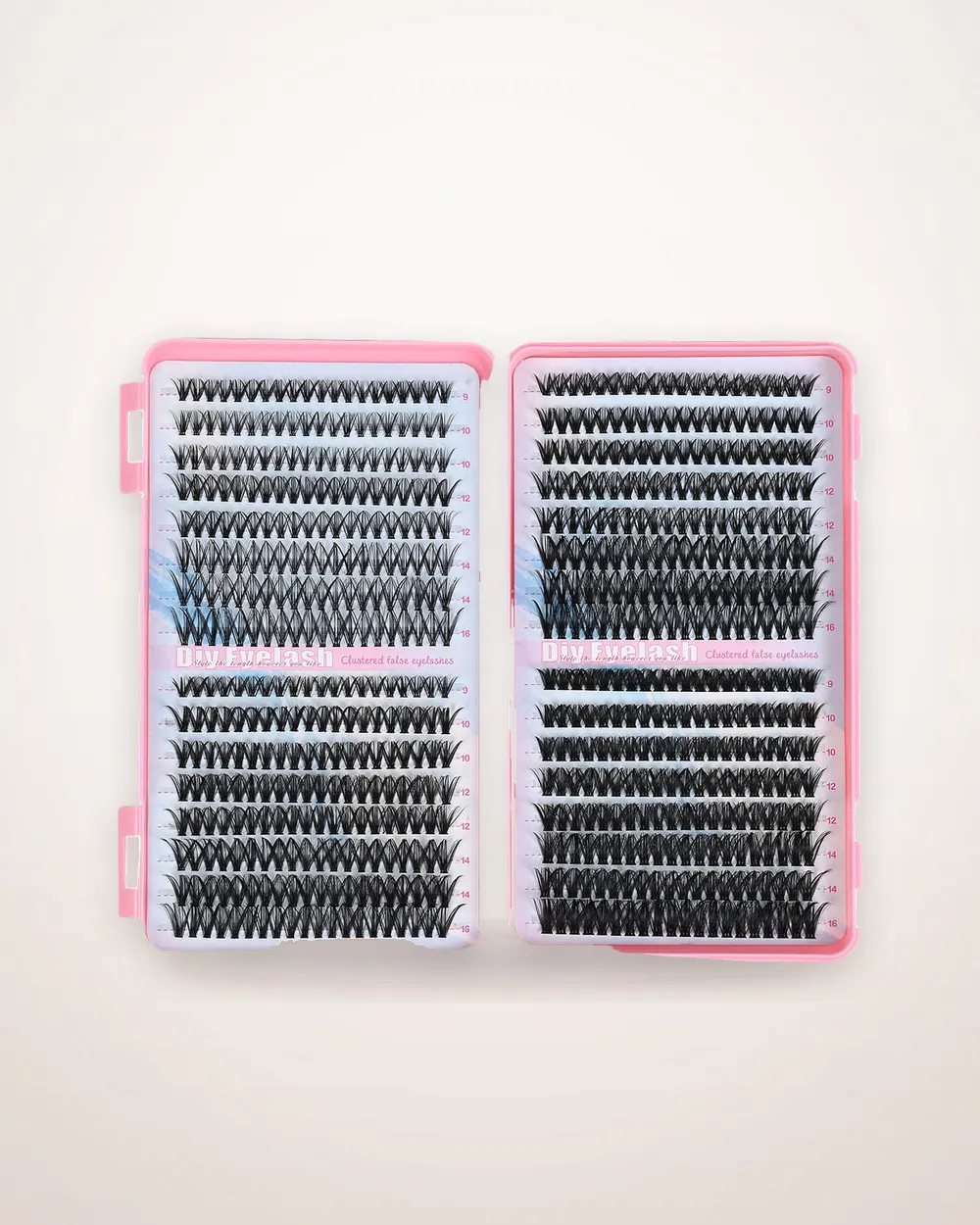Single-Cluster Curling False Lash Book Set