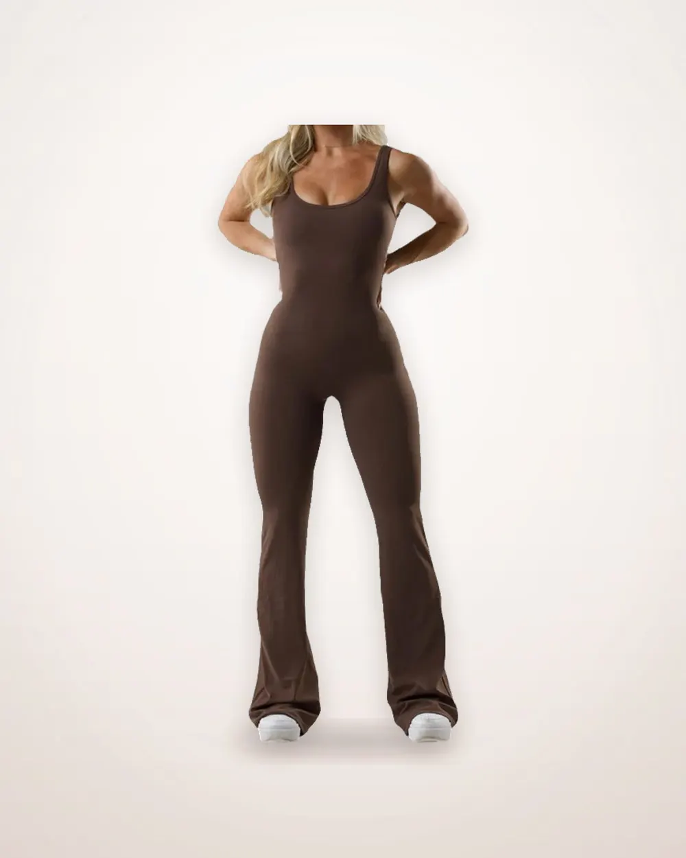Chest-Pad Yoga Bodysuit