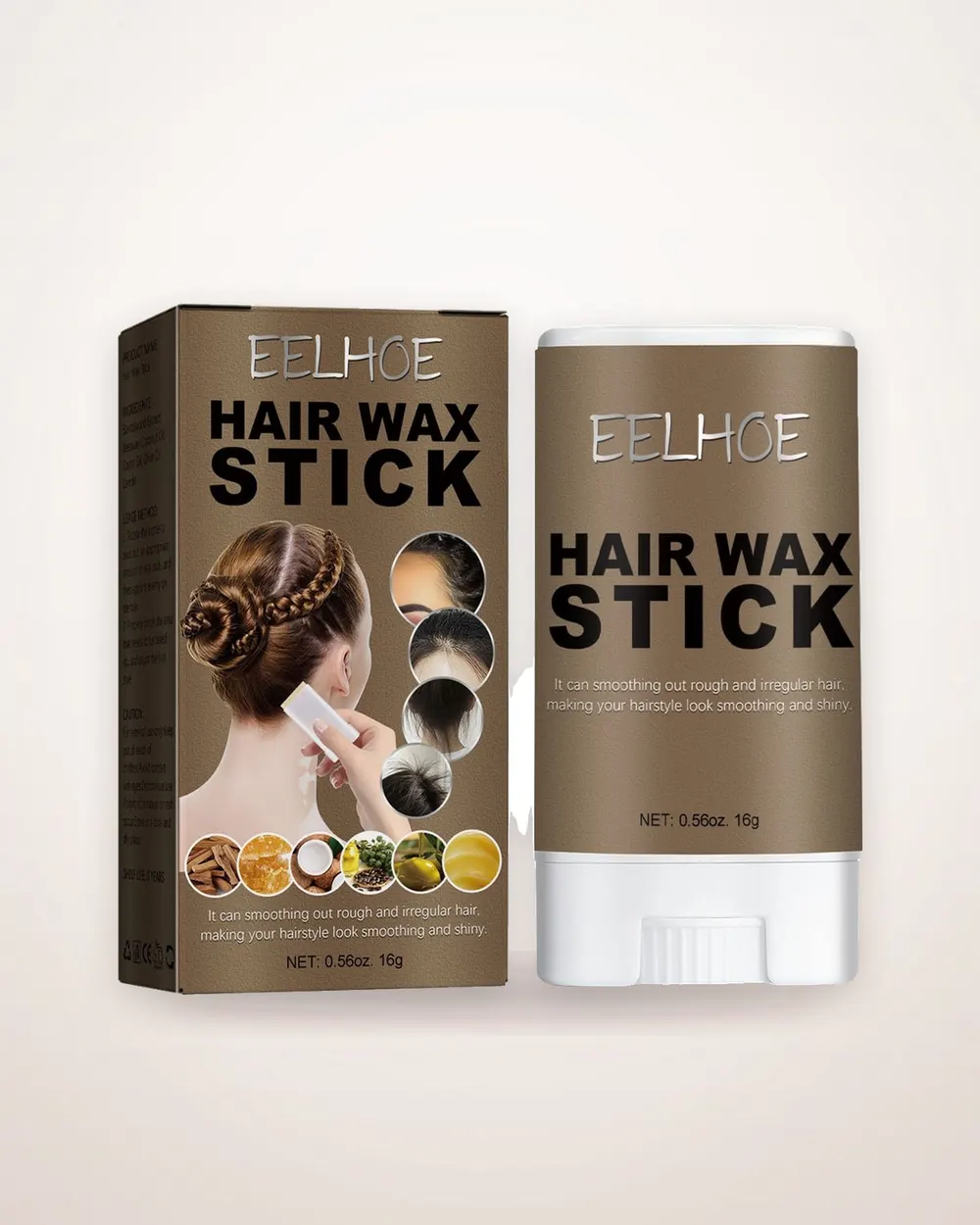 Smoothing Solid Hair Wax Stick