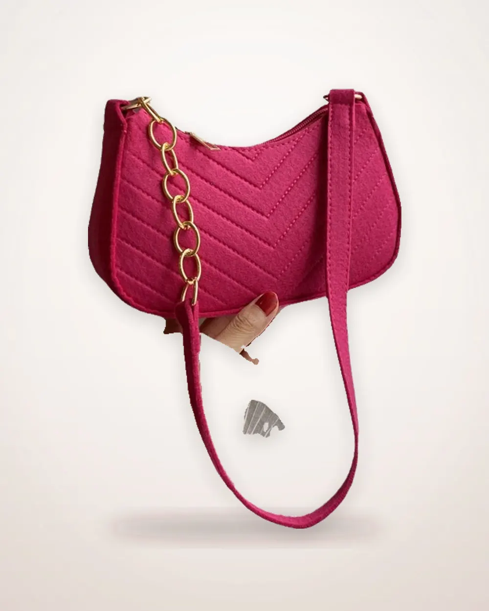 Soft Felt Shoulder Messenger Bag