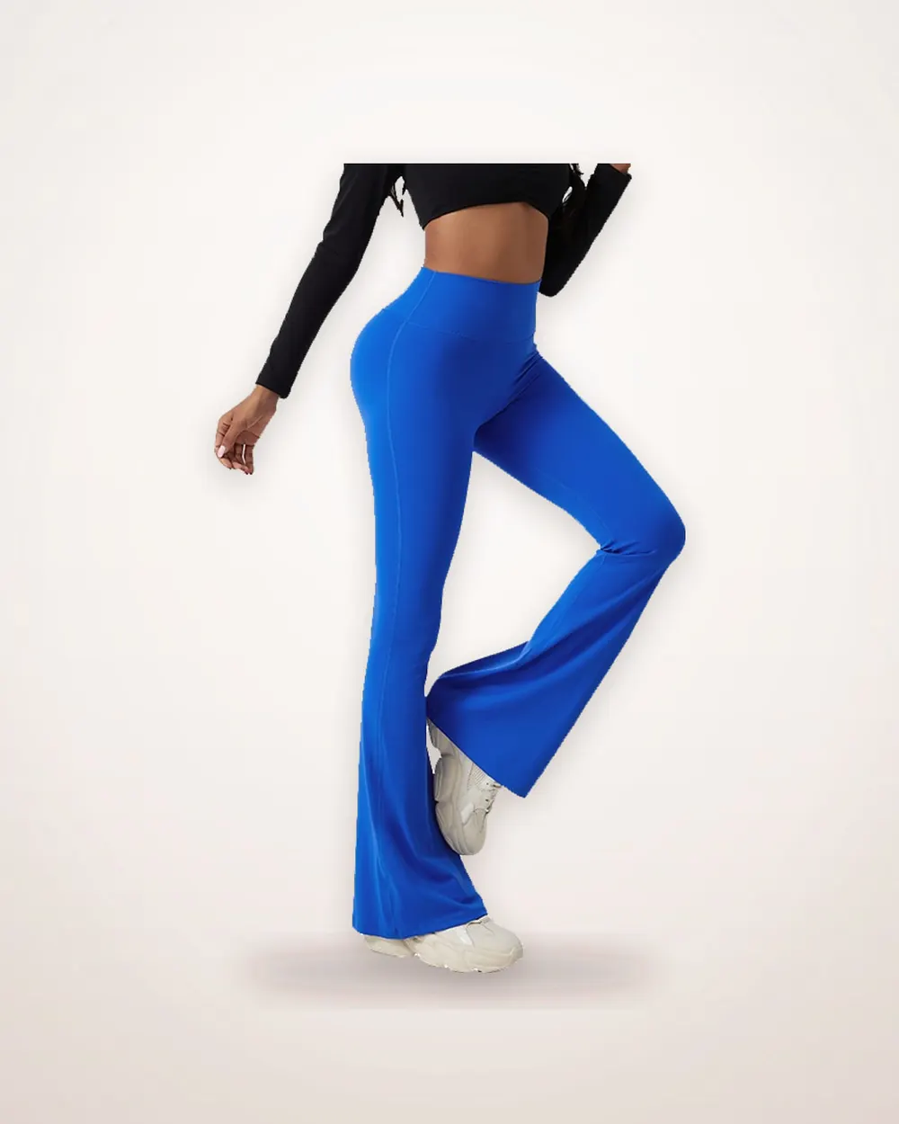 High-Waisted Wide-Leg Fitness Pants