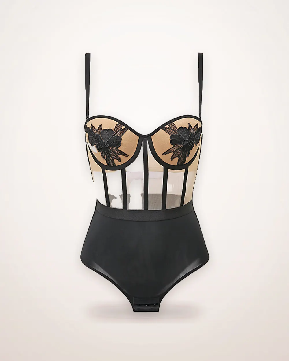 Embroidered Underwire Bra