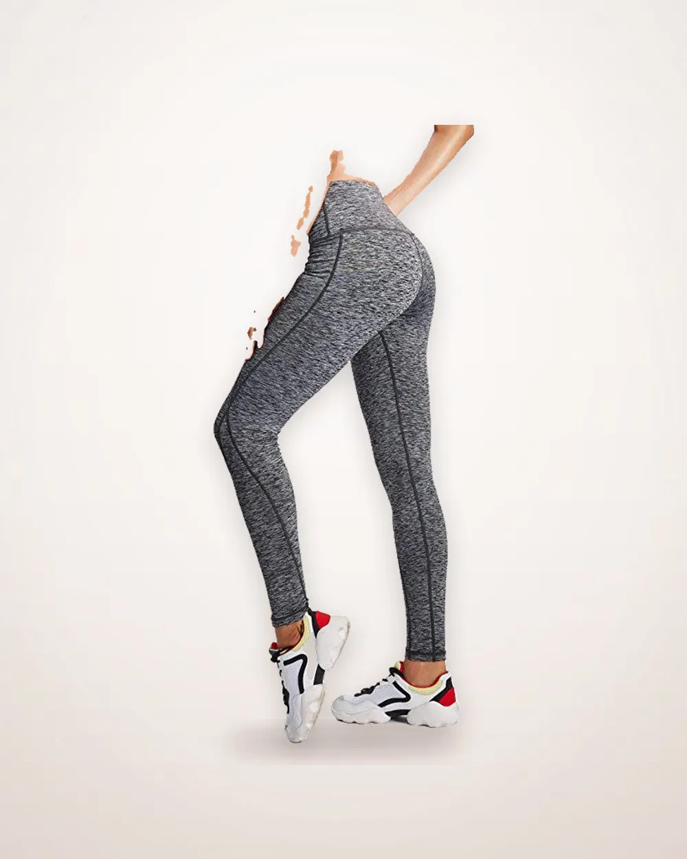 Pocketed Mesh Yoga Pants