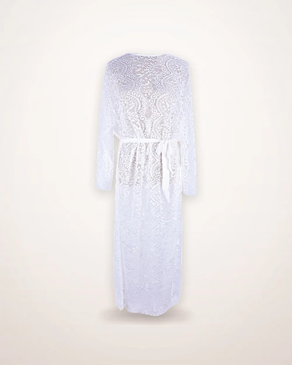 Sheer Lace Beach Cover-Up