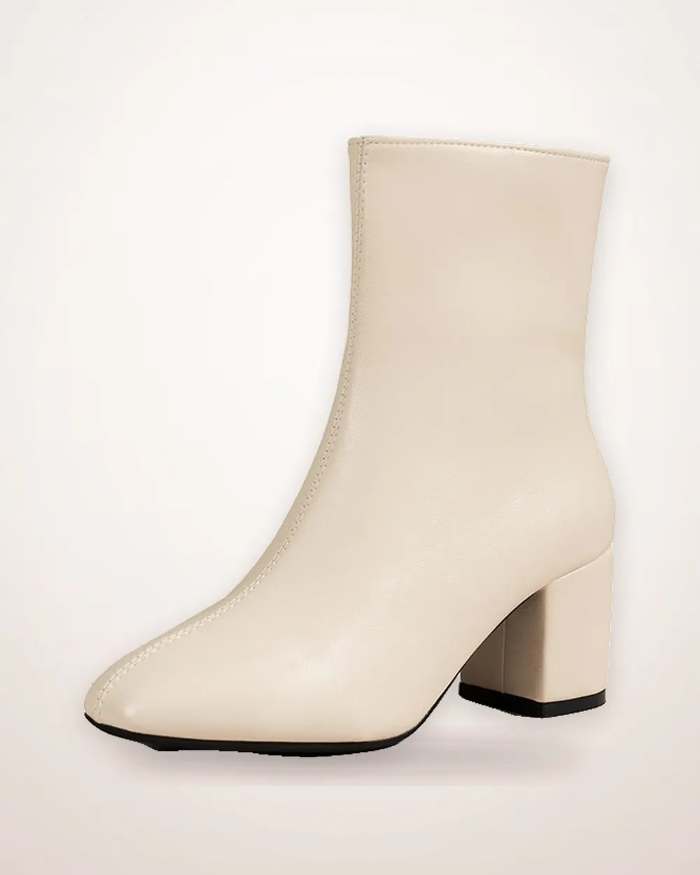 Chunky Heel Mid-Calf Boot
