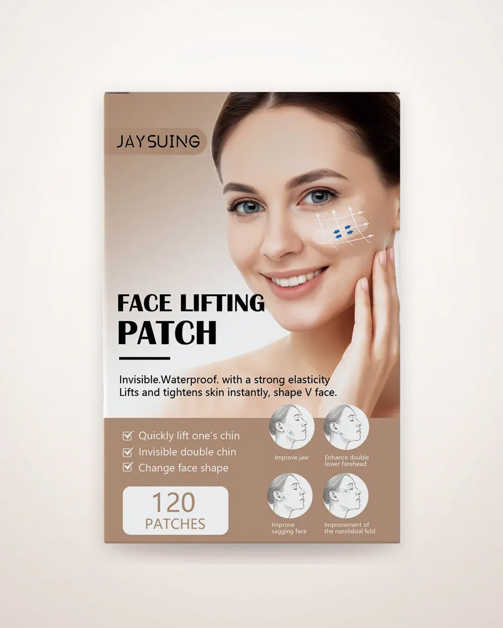 Facial Lifting Patches, 120 Pieces
