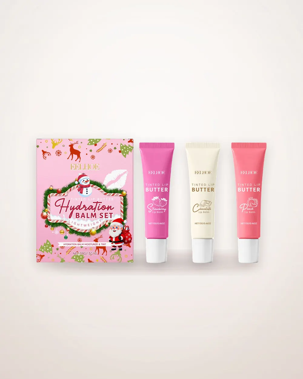 Mineral Oil Colored Lip Balm Set