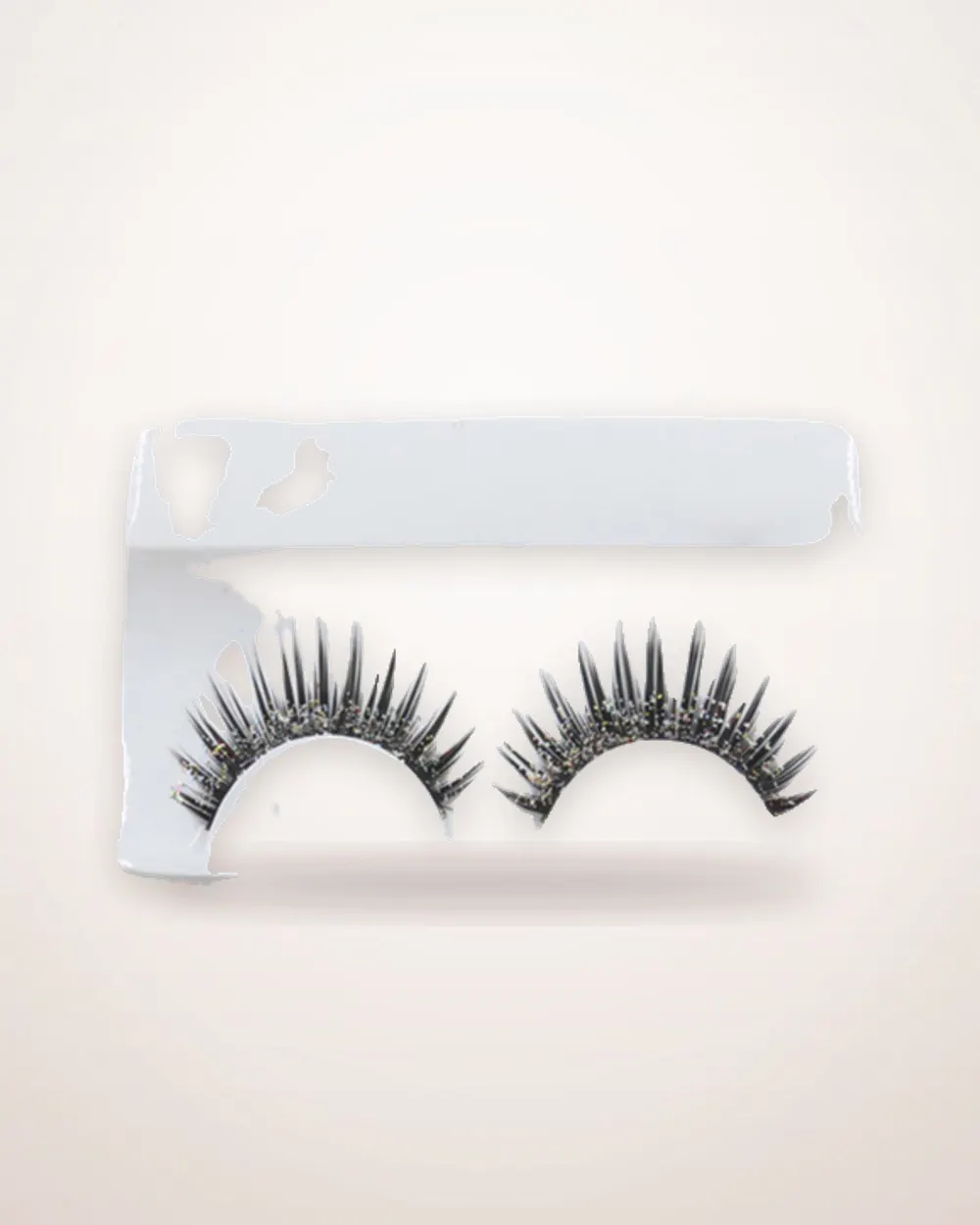 Silver Glitter False Eyelashes