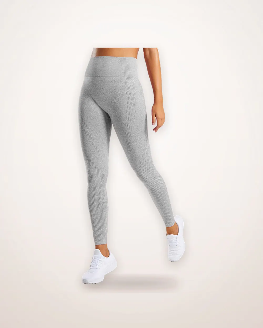 Cropped Jacquard Gym Leggings