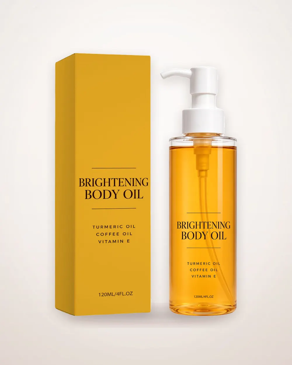 Turmeric and Coffee Body Oil with Vitamin E