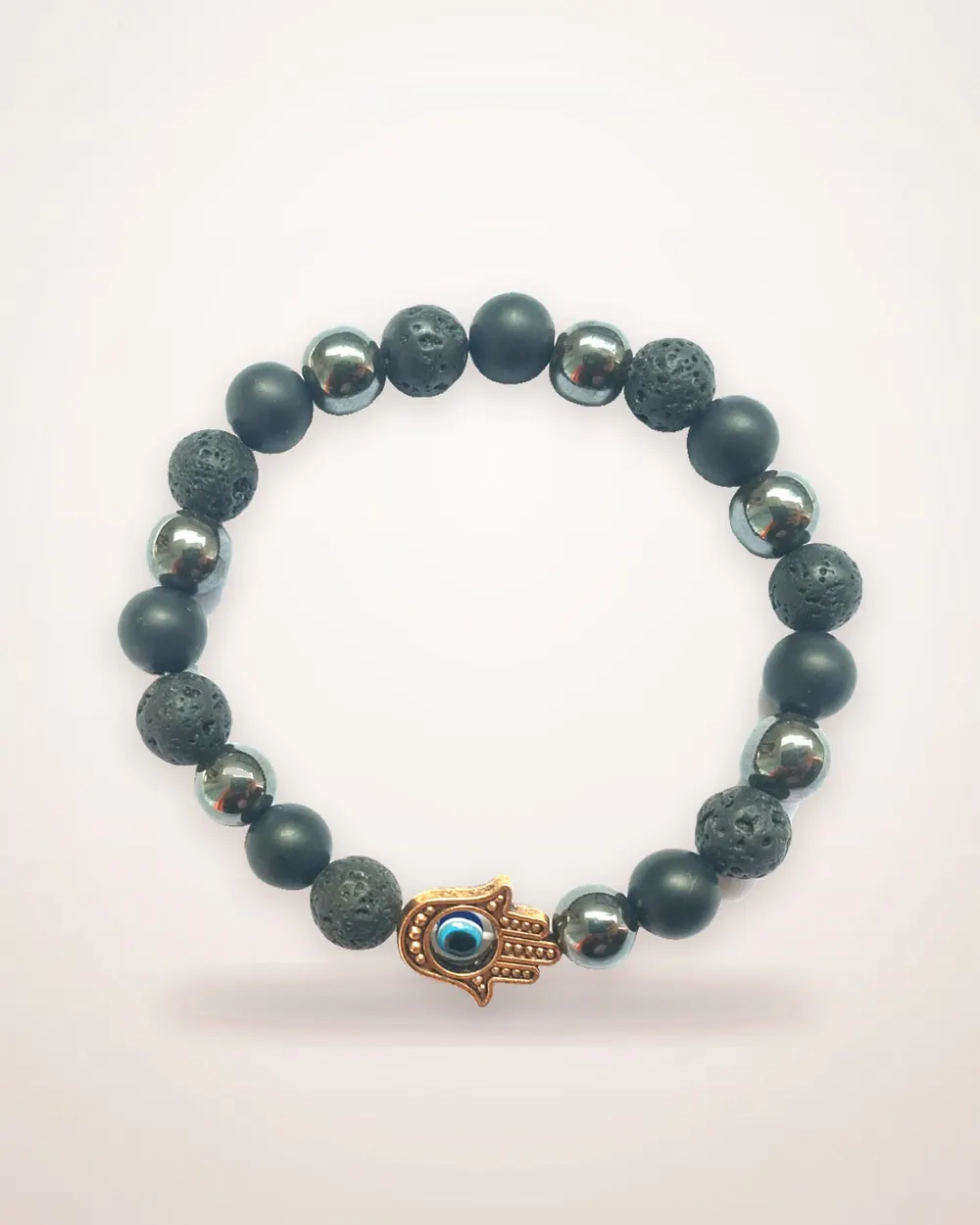 Handmade 8mm Stone Bead Bracelet