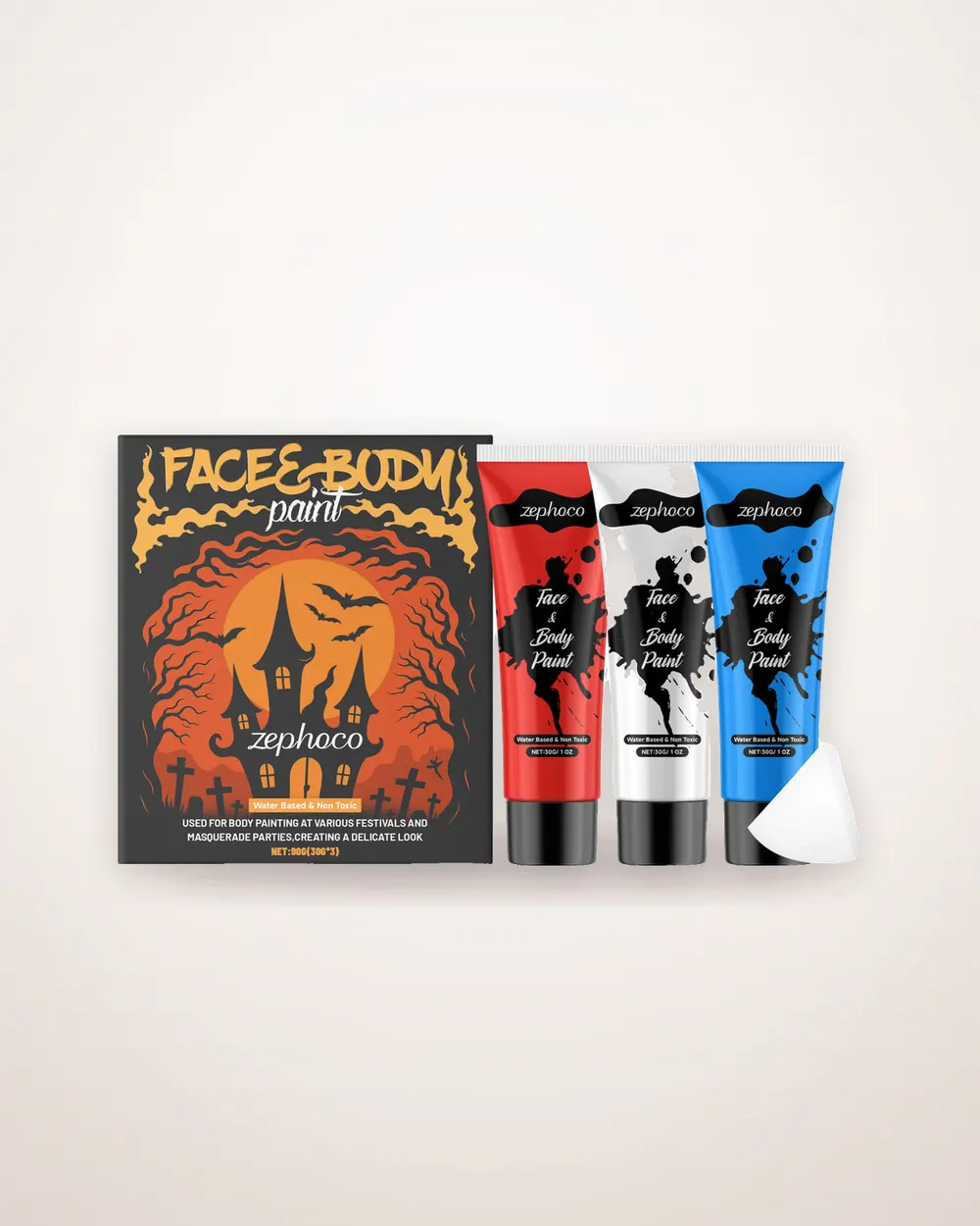 High-Pigment Face and Body Paint Set
