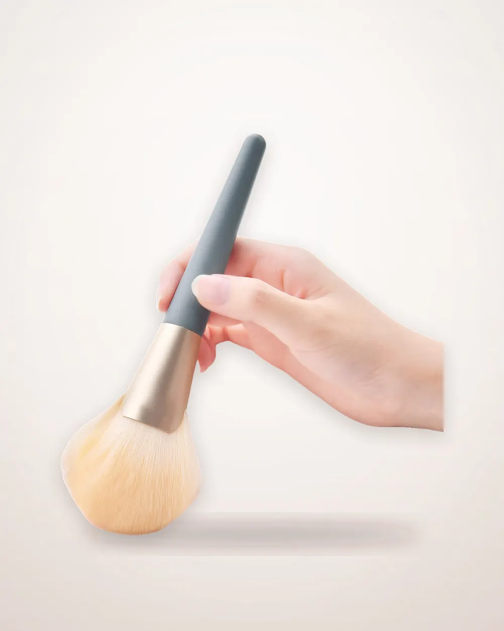 10-Piece Wooden Handle Makeup Brush Set