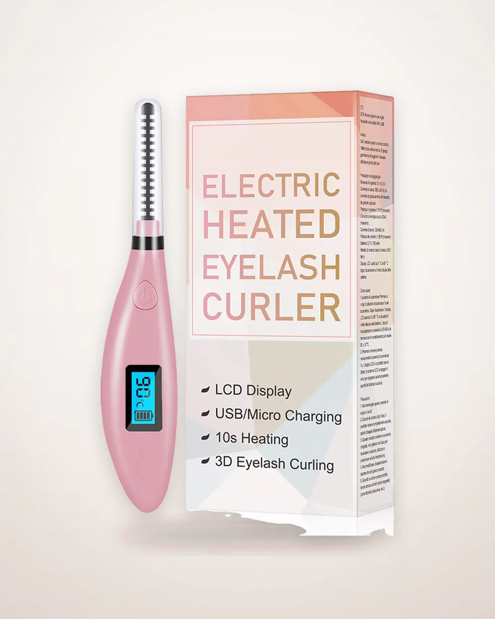 Rechargeable Heated Eyelash Curler