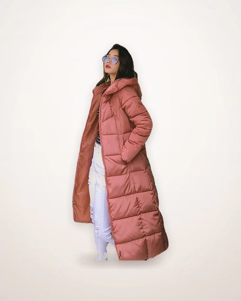 Longline Padded Over-The-Knee Coat