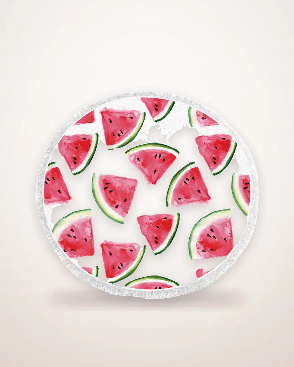 Round Superfine Fiber Beach Towel