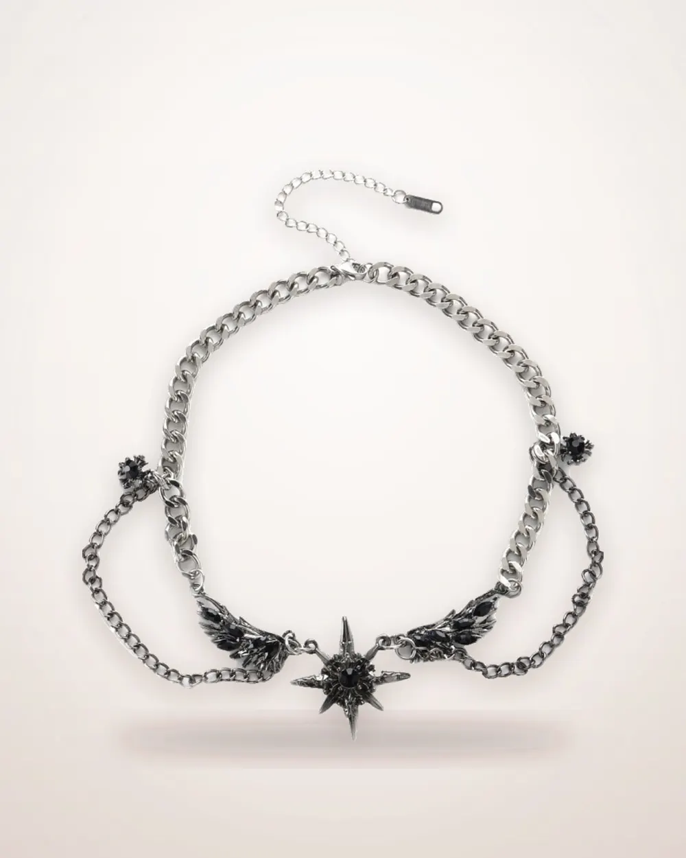 Six-Pointed Star Titanium Steel Necklace