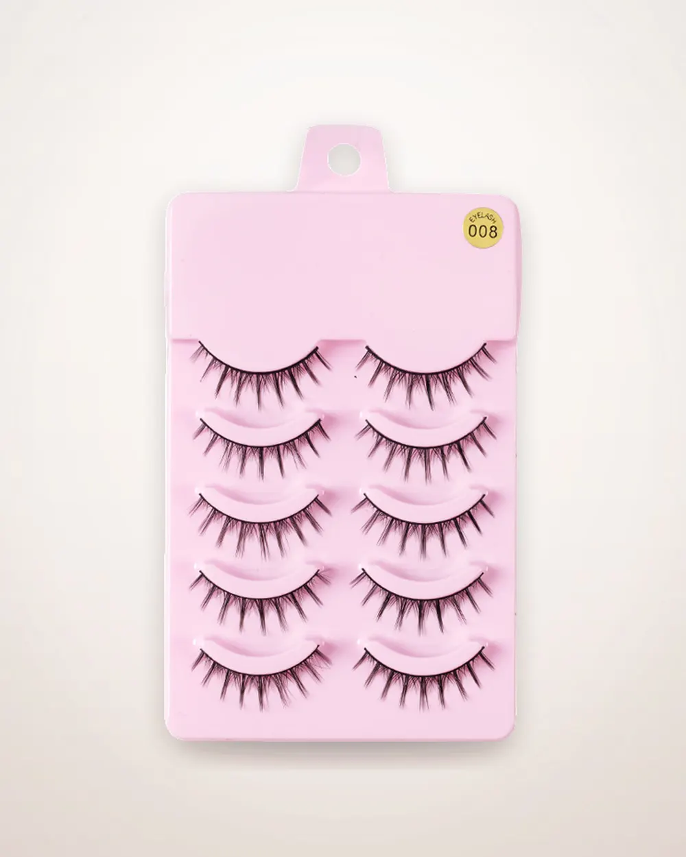 Manga-Style Wispy False Eyelashes, 5 Pairs