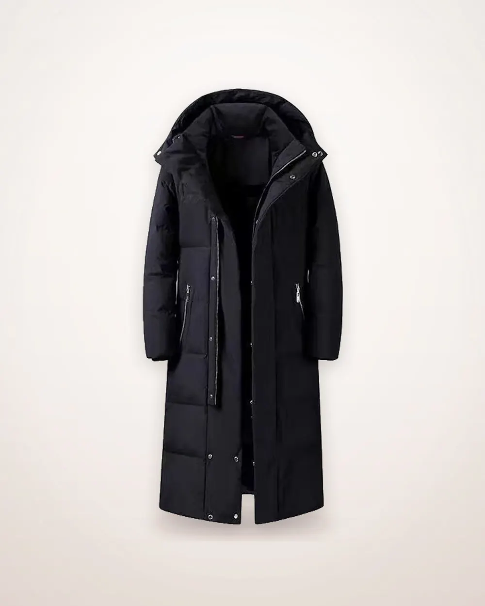 Chenille Velvet Down-Filled Winter Coat