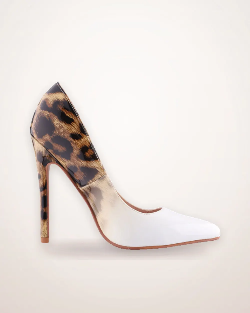 Leopard Print Pointed Toe Heels