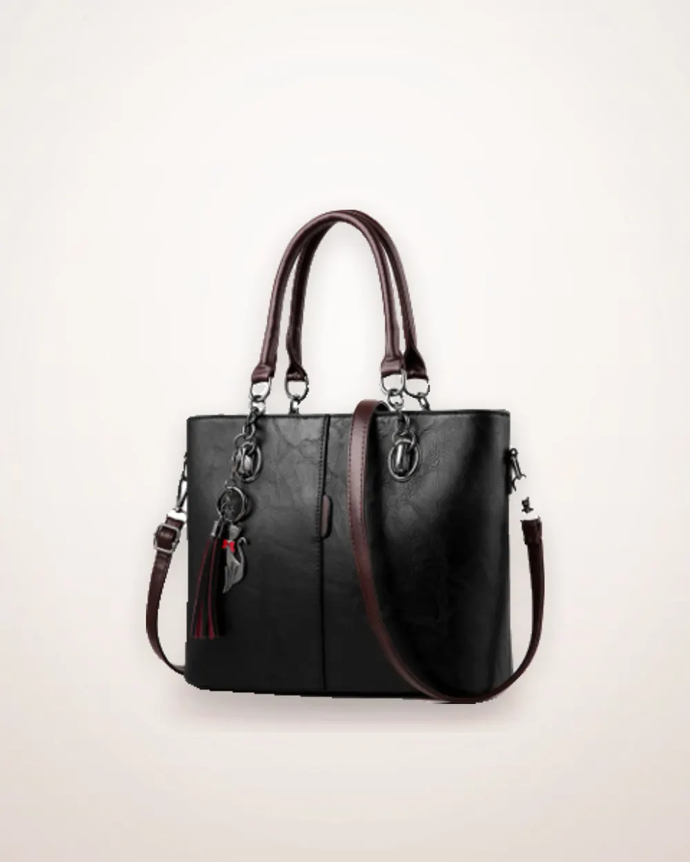 Embossed PU Motorcycle Shoulder Bag