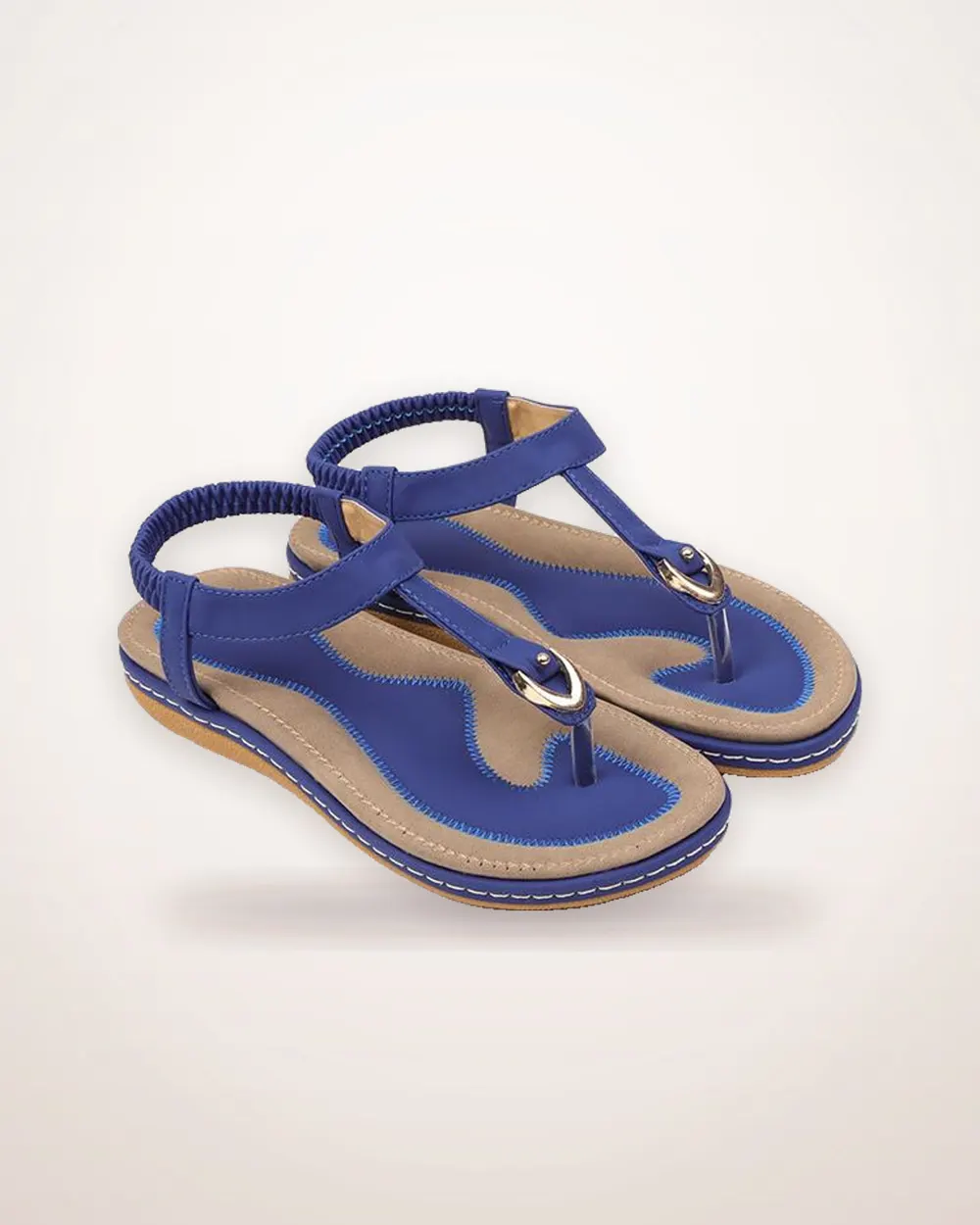 Low Platform Ankle Strap Sandal