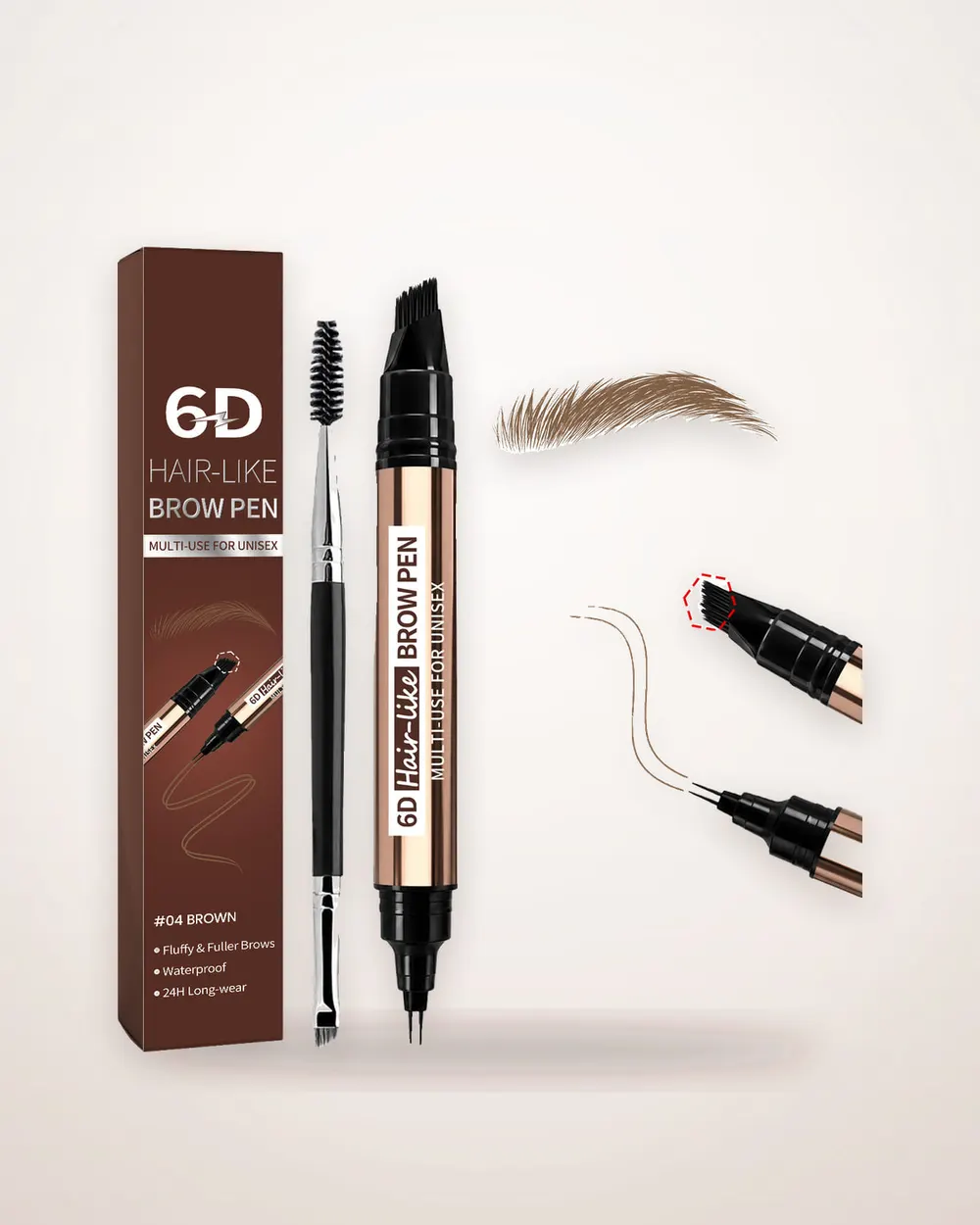 6D Hair-Stroke Brow Pen