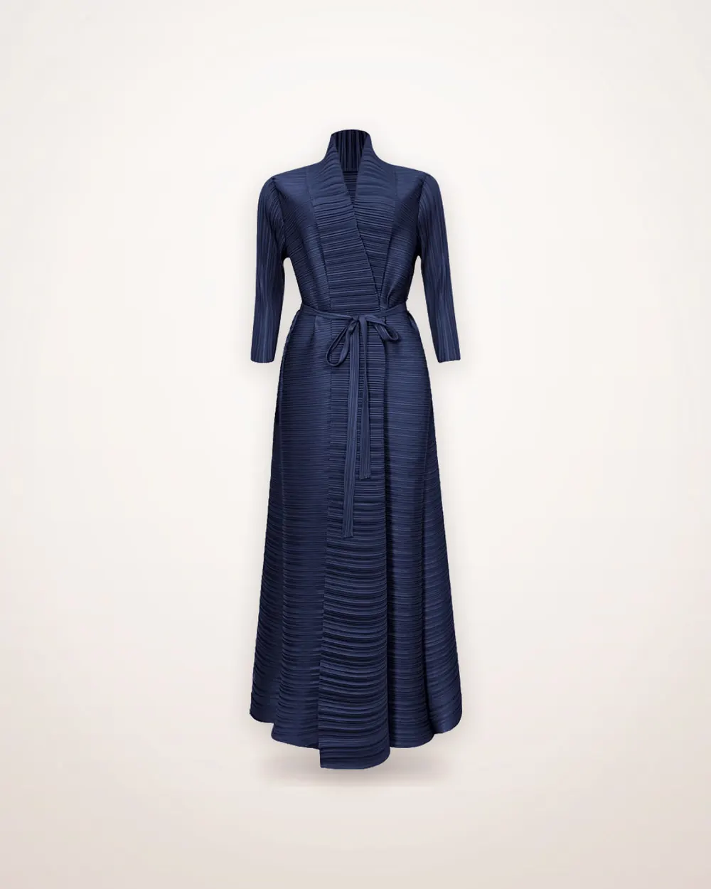 Pleated Short Sleeve Sleep Robe